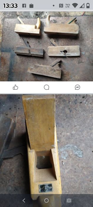 Sprzedam Strug hebel stolarski x5_Retro stare PRL Strugi/heble