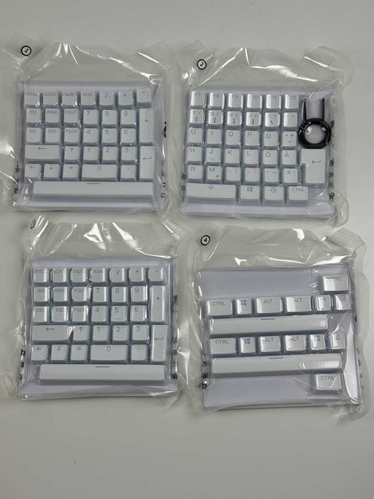 Zestaw keycapów SteelSeries PrismCaps White German Layout (60380)