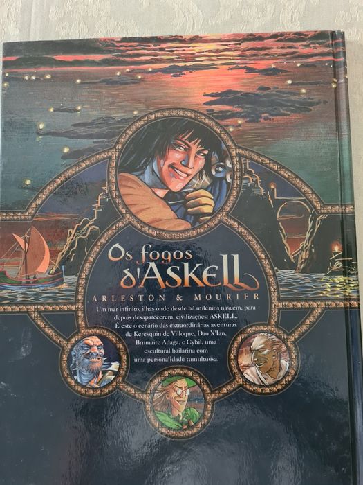 Livro BD os fogos d'Askell