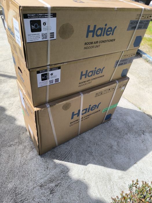 Ar Condicionado Haier AS25THMHRA, 9000+9000BTUs