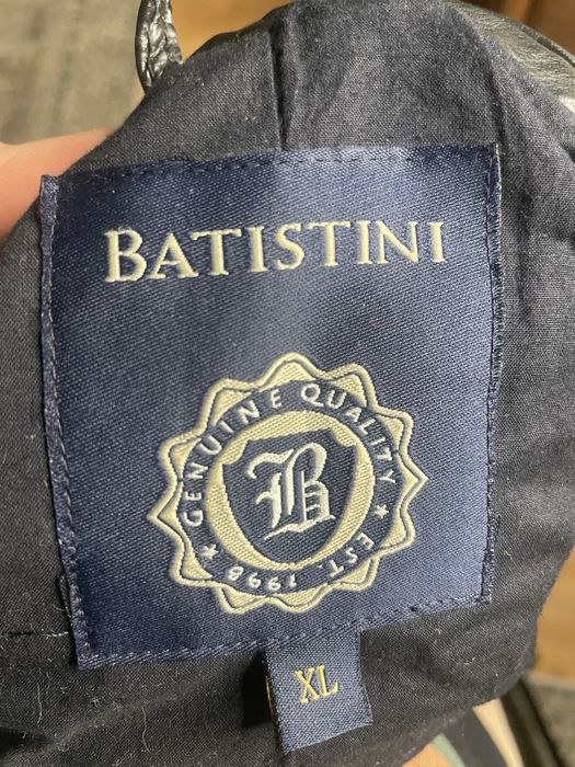 Куртка Batistini косуха шкіряна байкерська Італія