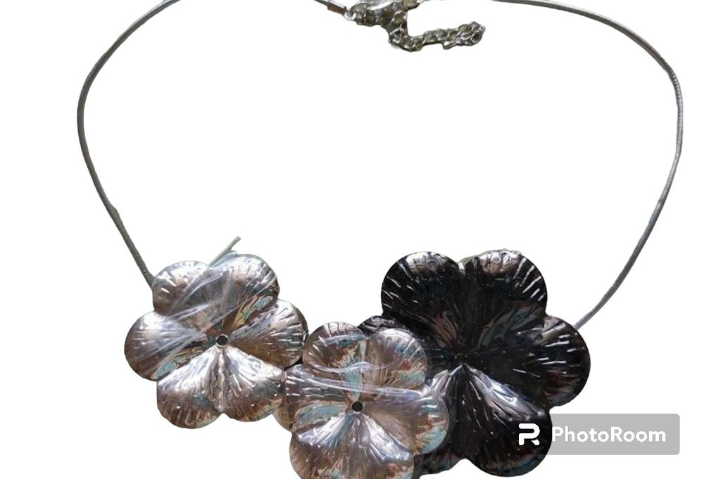 Ожерелье и серьги "Флористика"