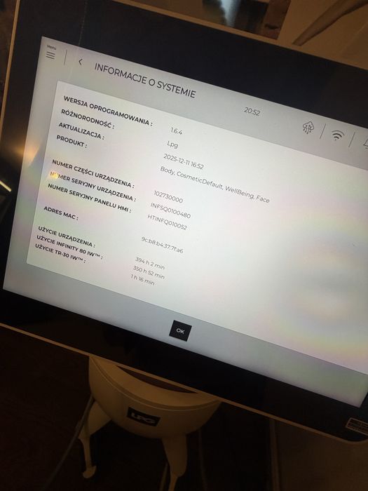 Oddam leasing  endermologia lpg infinity 2025