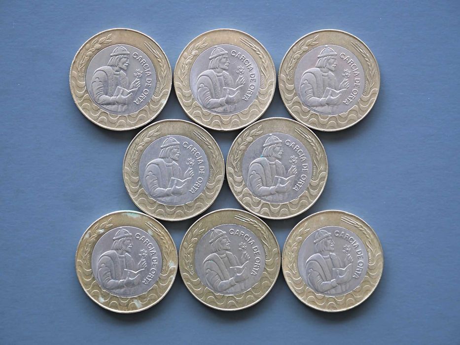 Lote de 8 Moedas 200 Escudos 1998