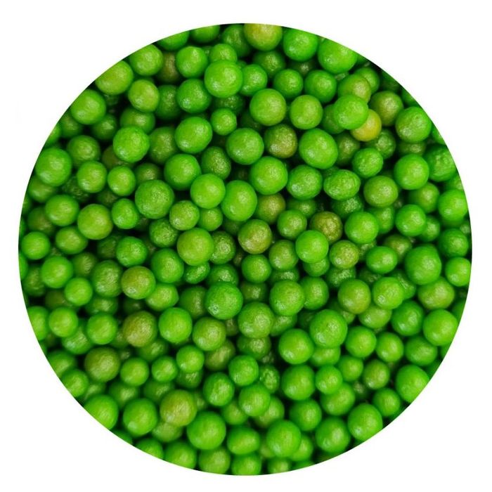 Posypka Perełki Cukrowe Zielone Perłowe 4Mm 50G