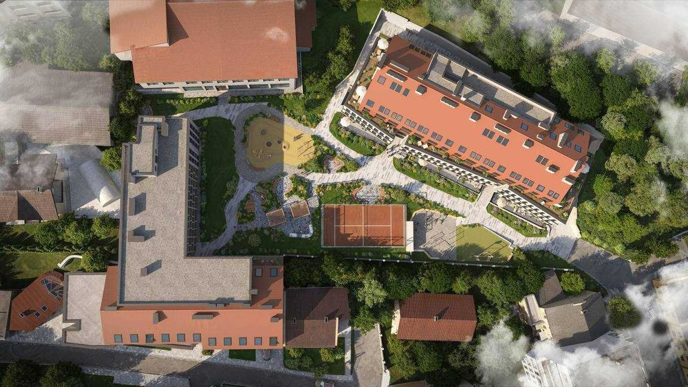 Продаж 2-кімнатних апартаментів 66,11 м2 з великою терасою 21 м2 в КБ Hyde Park у ближньому центрі Львова з повноцінною wellness-інфраструктурою.