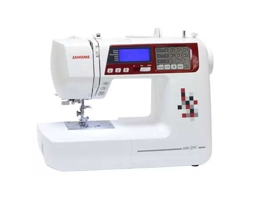 Швейная машина електронна Janome 608 QDC  ( 4120 QDC ) - Стан нової !!