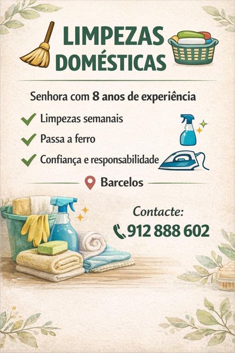 Servico Limpeza e Engomadoria