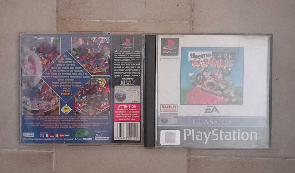 Jogos Playstation 1 & 2 a funcionar