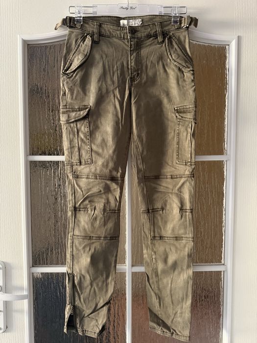 Spodnie bojówki khaki H&M 36 S