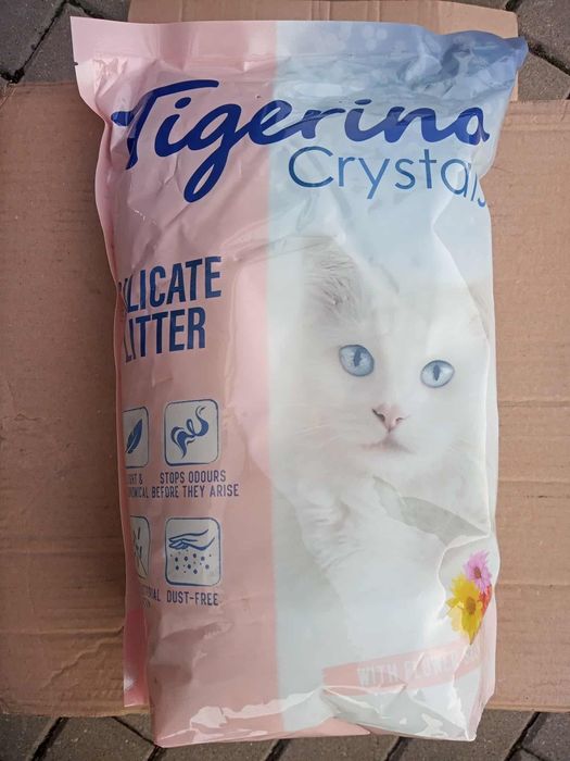 Tigerino crystals żwirek silikatowy zapach kwiatowy 5L