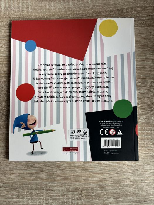 książka edukacyjna „Pierwsze czytanki” autorstwa Joanny Krzyżanek - nowa