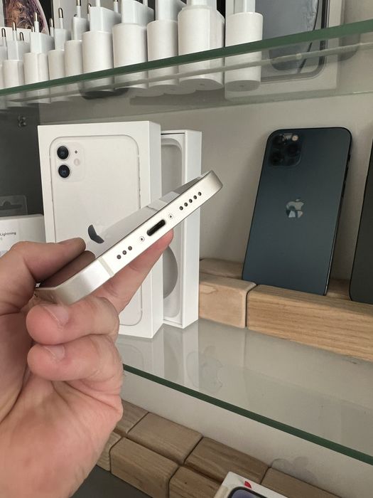  iPhone 12 128gb White Neverlock Відмінний стан Гарантія