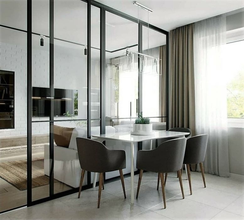 Скидки 30 %. Стеклянные межкомнатные  перегородки.