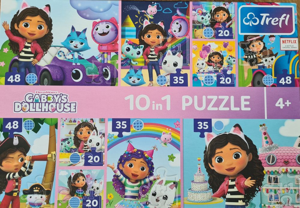 Puzzle KOCI domek Gabi 10 4+