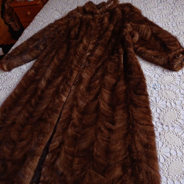 futro z norek NEW YORK norki L-XL
