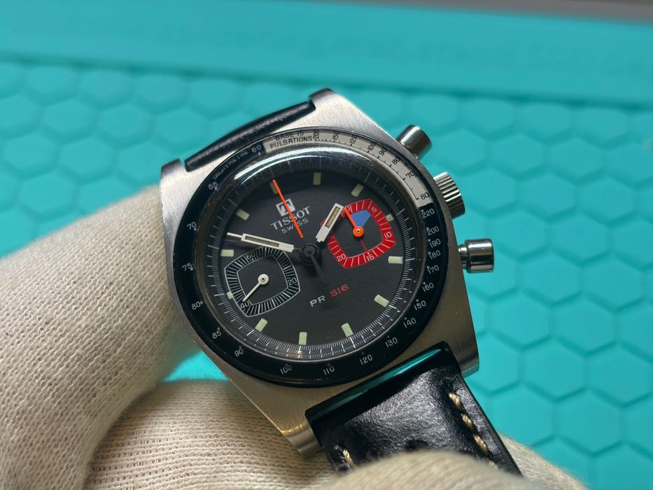 Tissot PR 516 Chronograph Ref. 40526-1X – Lemania 872 – 1969 r.