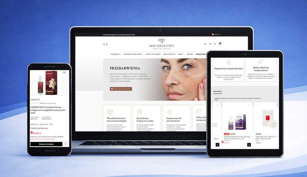 Strony Internetowe, Sklepy Internetowe: IdoSell, Shoper, WordPress