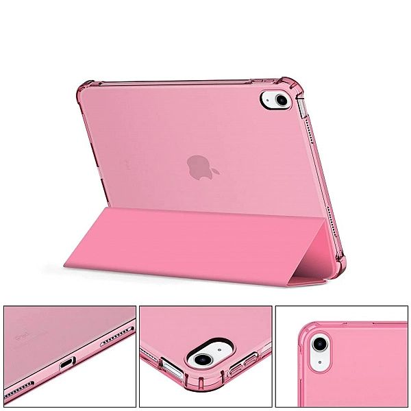 Etui Tech-Protect SC Pen Hybrid na iPad 10 / 2022 - różowe - przezrocz