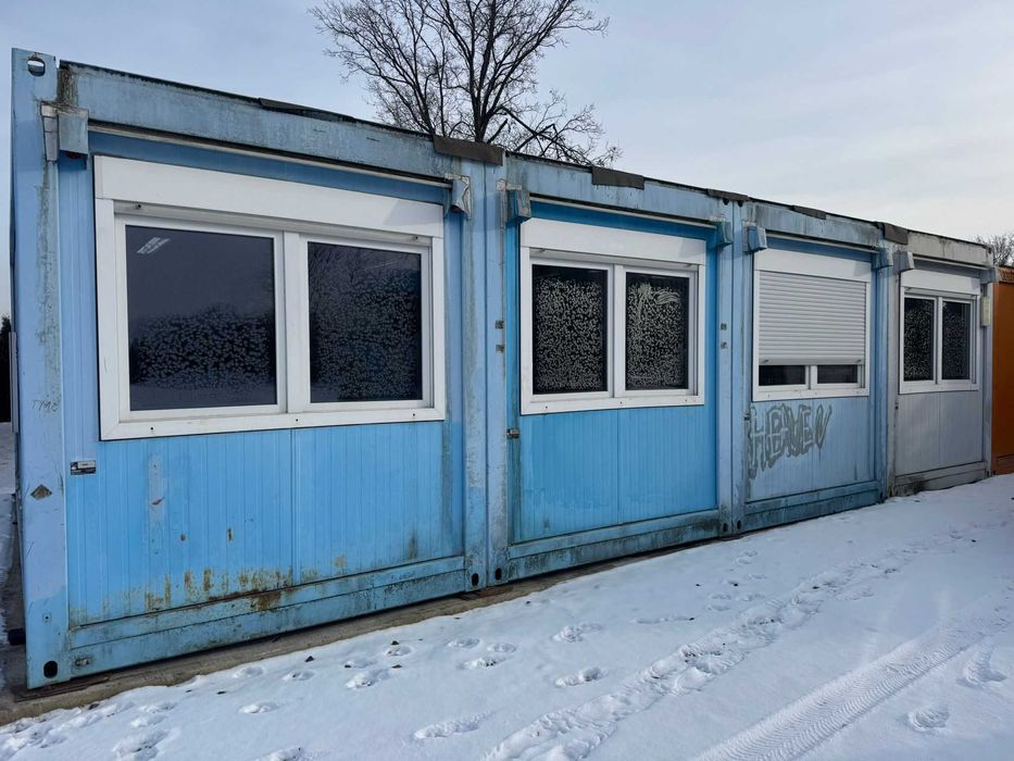 Zestaw kontenerów biurowych mieszkalnych kontenery modułowe