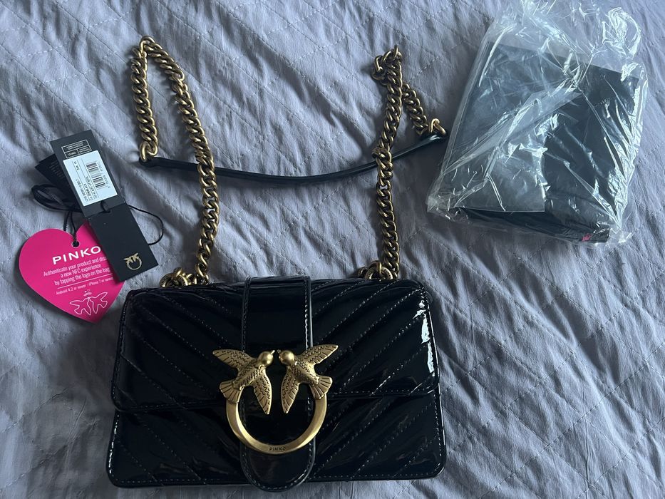 Torebka lakierowana Pinko