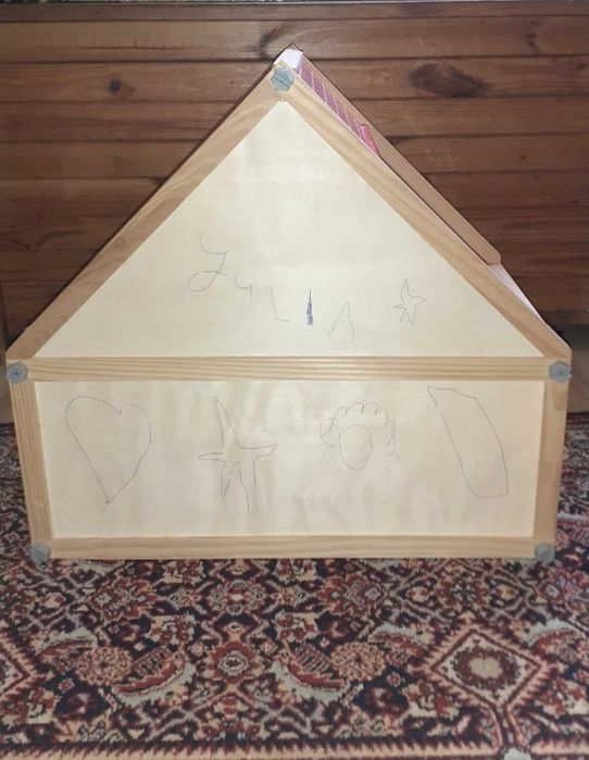 Domek drewniany dla lalek,niemiecki