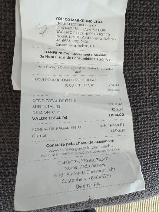 Conjunto Shampoo e Condicionador da Linha Fioterapia.