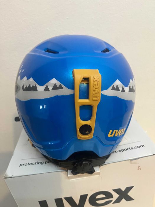 Kask narciarski Uvex + gogle Uvex
