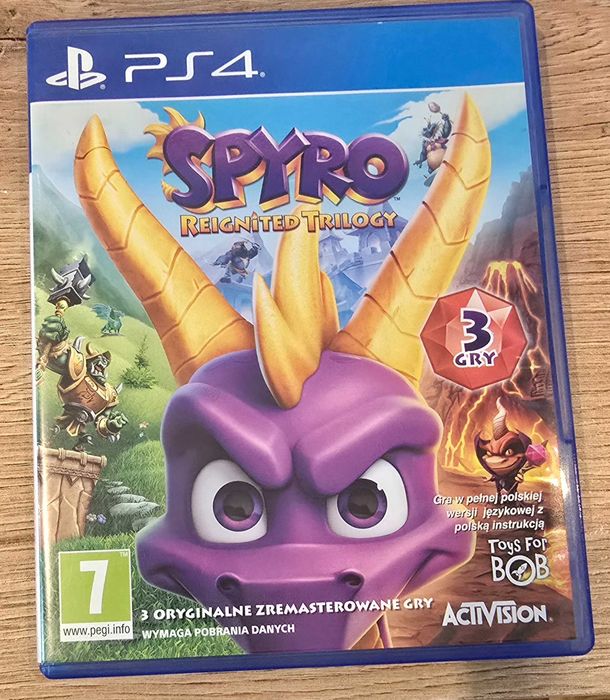 SPYRO Trylogia PS4 PL PS5
