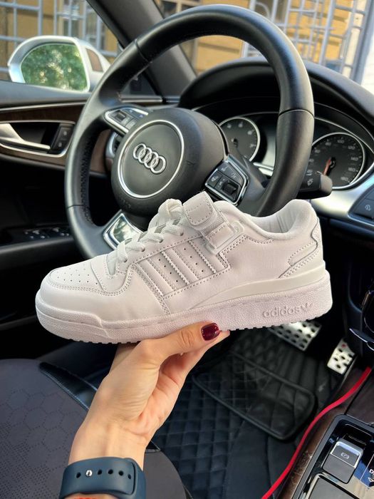 Кросівки Кроссовки Adidas Forum Low White Белый Білий Кросовки Демісезон