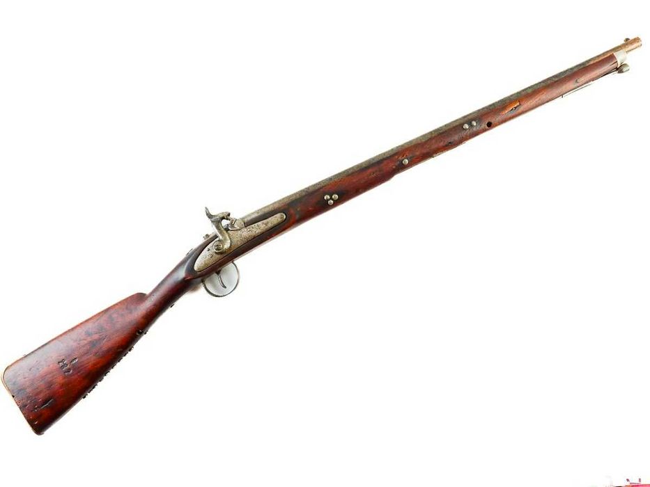 Espingarda pederneira antiga