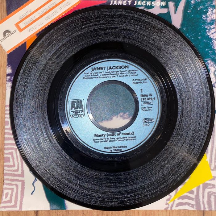Janet Jackson - Nasty - Winyl SP 7" - 1986