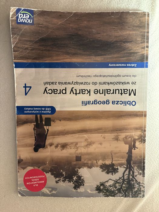 Oblicza geografii 4, maturalne karty pracy