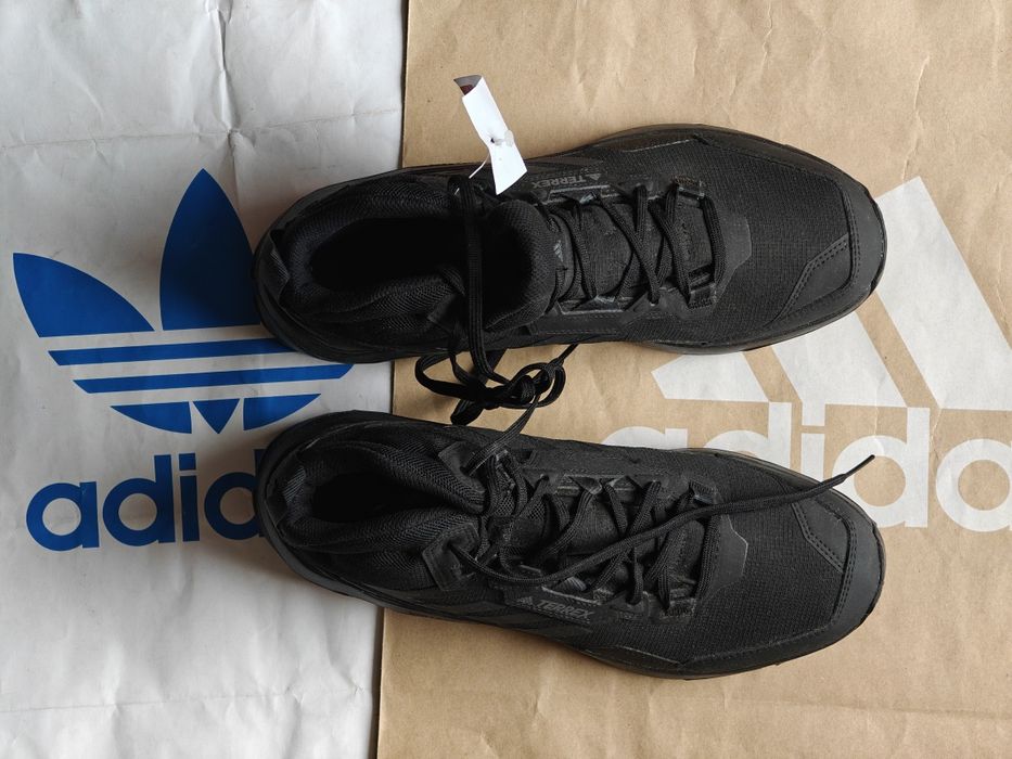 Nowe buty Adidas Terrex AX4 GTX goretex membrana 42 męskie czarne mid