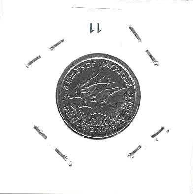 Estados da África Central - - - - - Moedas