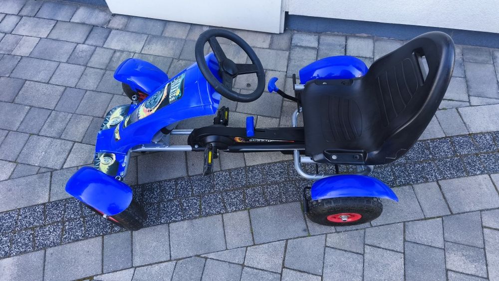 Gokart na pedały Niebieski