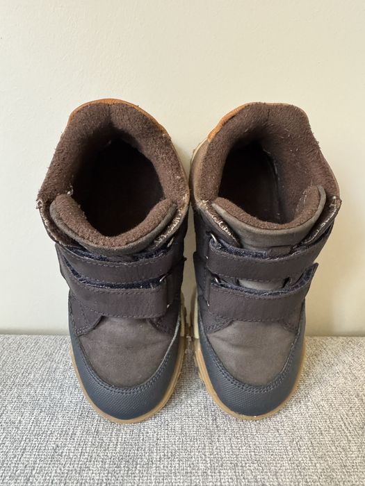 Lasocki buty trzewiki skorzane ocieplone dla chłopca na rzepy 27