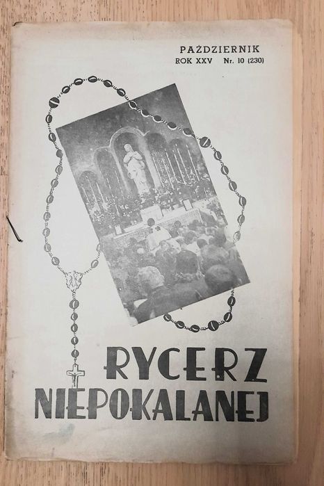 Rycerz Niepokalanej - archiwalny numer z 1925 roku