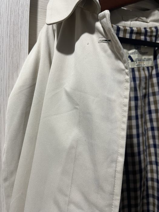 Винтажный Aquascutum плащ тренч  Англия
