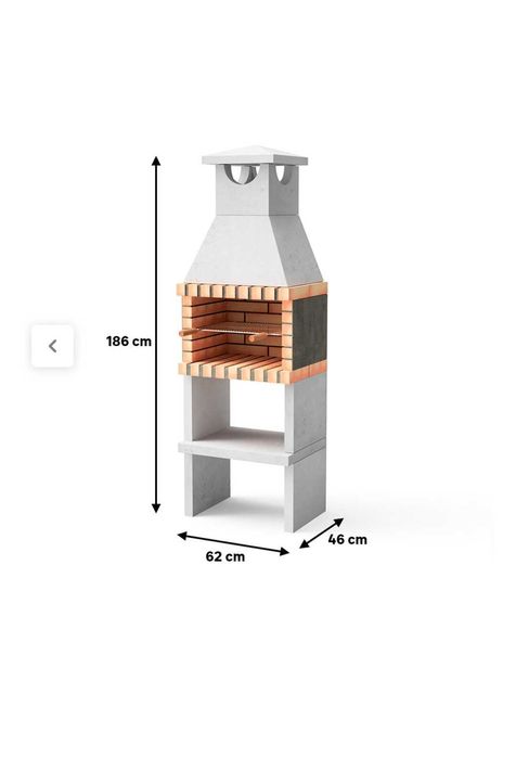 Churrasqueira Nisa com braseiro