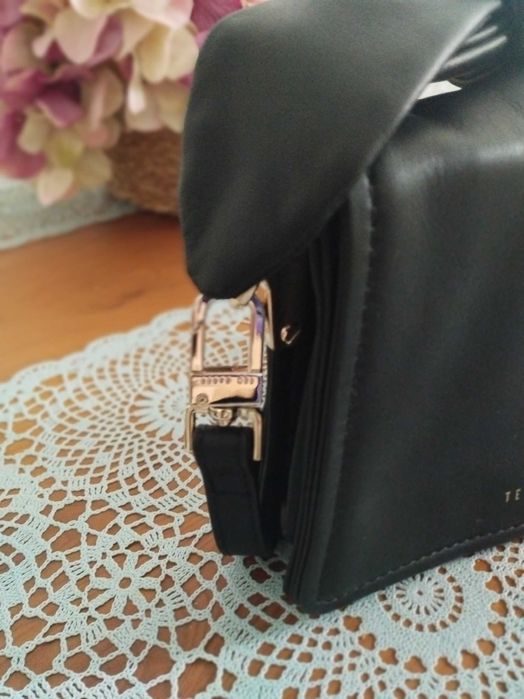 Mala/ Carteira pele Ted Baker original nova preto