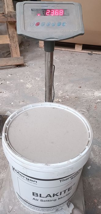 Огнеупорный раствор клей мертель BLAKITE для  печей, каминов, барбекю