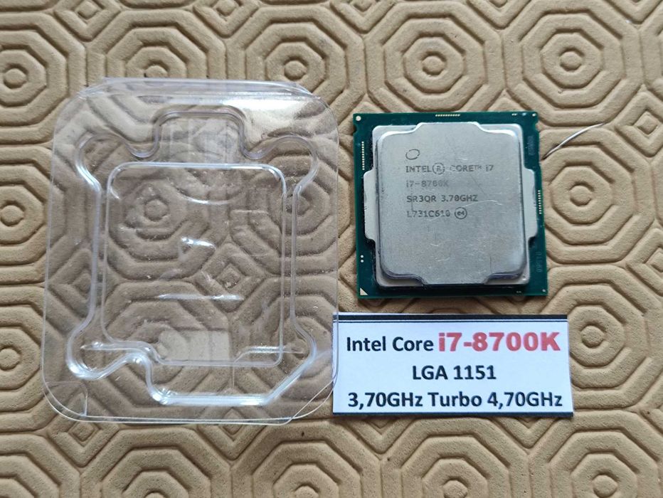 Processadores i7-8700K 3,70Ghz Turbo 4,70Ghz