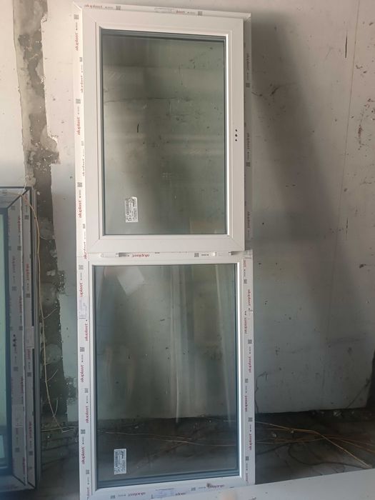 Okno Aluplast ideal 7000 1-str złoty dąb 780x2170mm