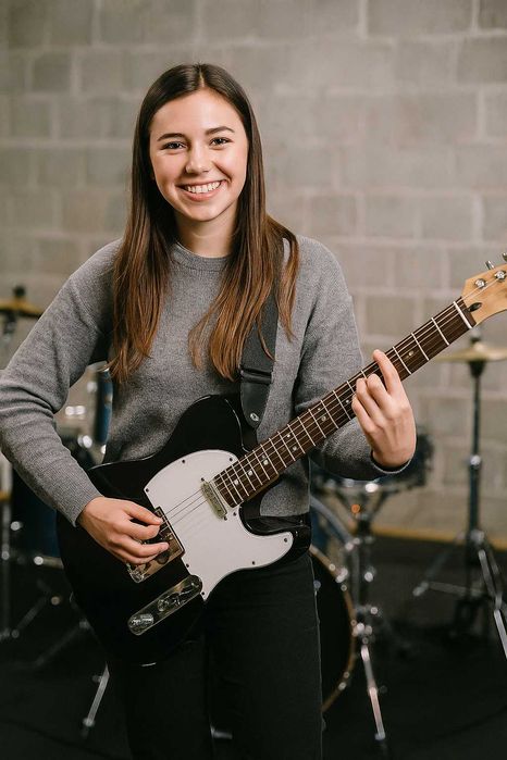 Gitara elektryczna Harley Benton TE-20 BK Telecaster + kabel