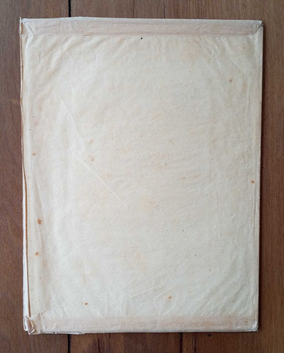 Antigo retrato da Rainha Dona Amélia fotografia sobre papel assinada