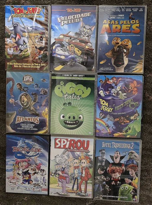 DVDs animação originais