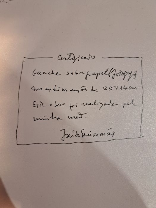 José de Guimarães-Guache c/Certificado