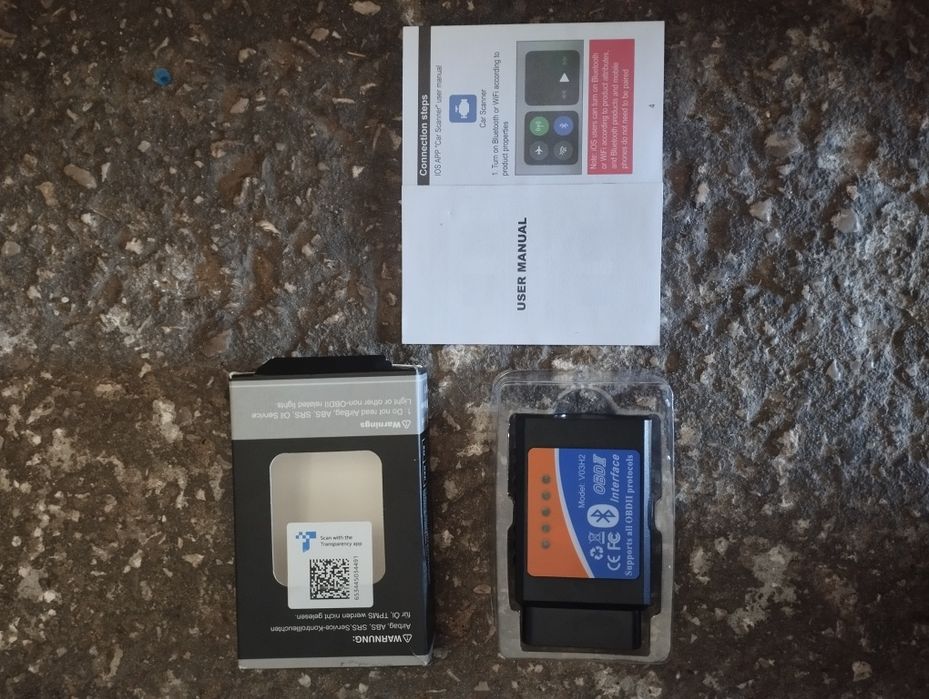 Narzędzie diagnostyczne Skaner OBD2 Bluetooth Czytnik Kodów Model V03H2