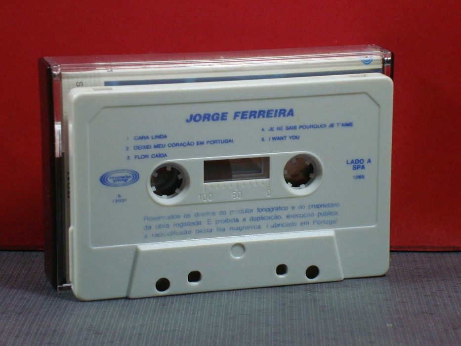 Jorge Ferreira - Deixei Meu Coração Em Portugal / Cassete / Near Mint